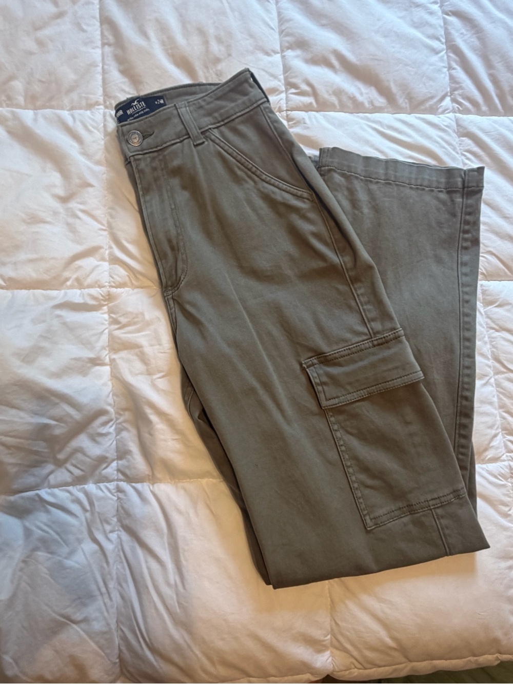 Hollister Olive Green Cargo Pants